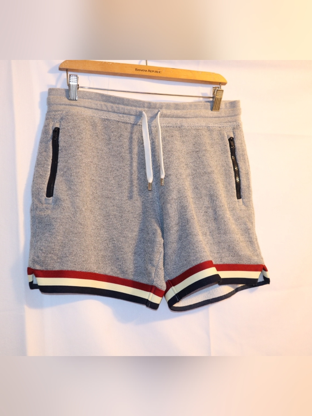 Men's Chubbies The Hook Shots 7" Soft Courtside Grey Shorts Size Small - Picture 2 of 7